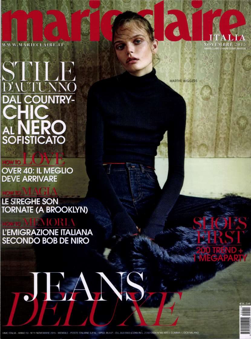 Marie Claire ITA 2015-11-1 Cover