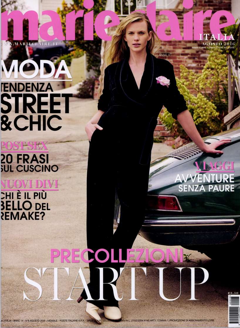 Marie Claire ITA 2016-8-1 Cover