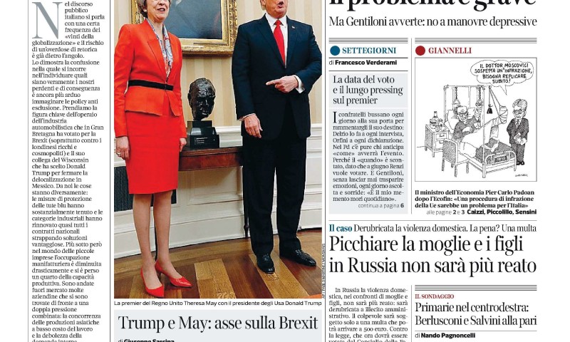 Il Corriere della Sera – 25 settembre 2017